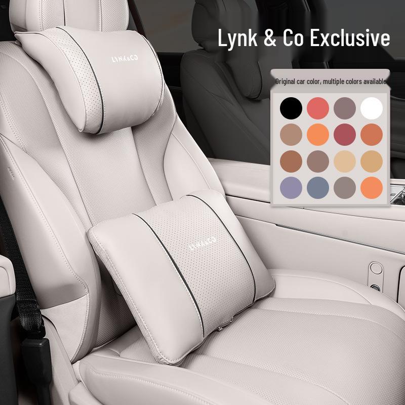 Lynk & Co Car Headrest & Neck Support Pillow: All-Season Lumbar & Waist Protection for Models 01-09