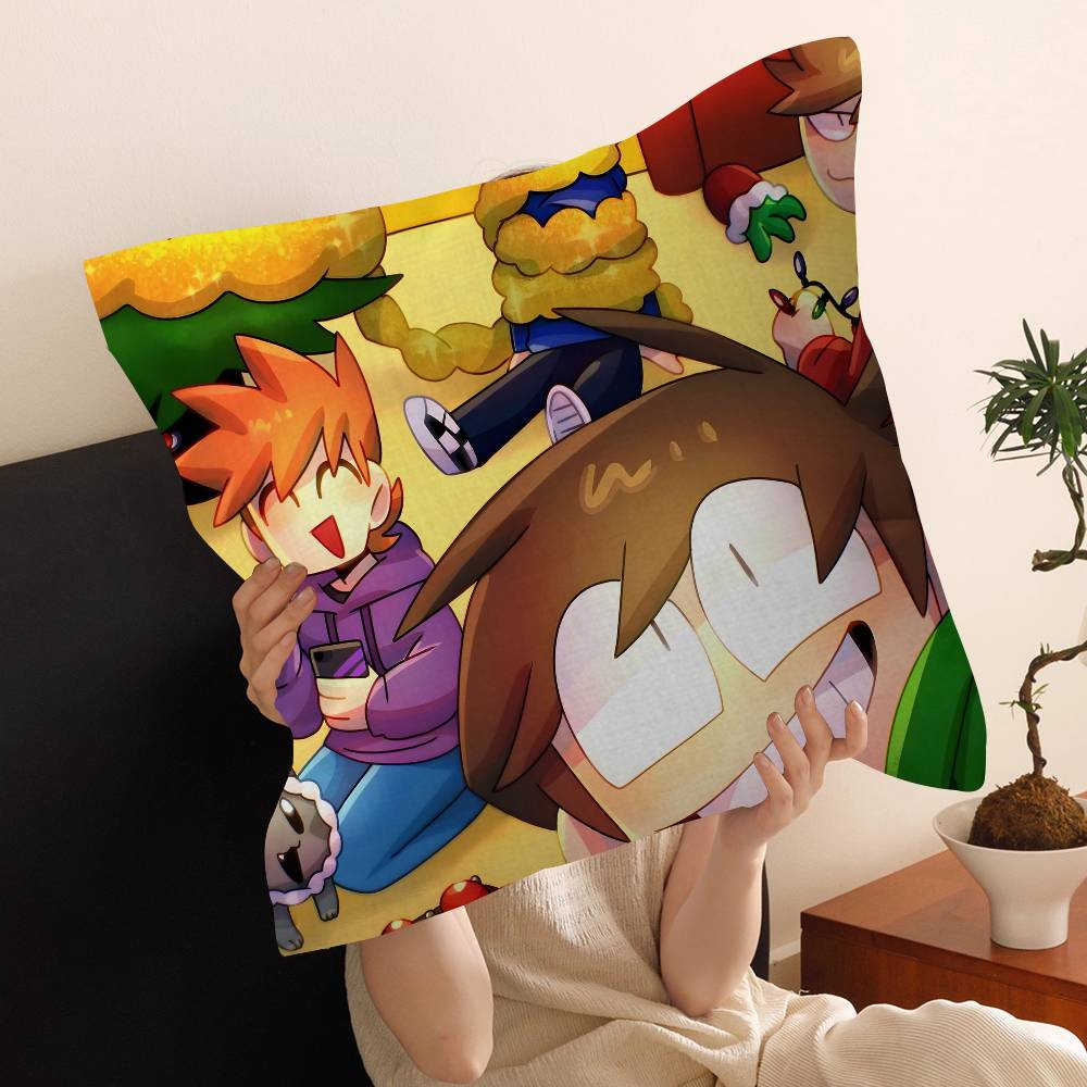 Federa per Cuscino Eddsworld Animato Federa Cuscino Soggiorno Divano Arredamento Casa Personalizzato