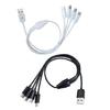 USB C Mehrfachladekabel 4-in-1 Ladekabel mit Typ-C-Anschlüssen Universal