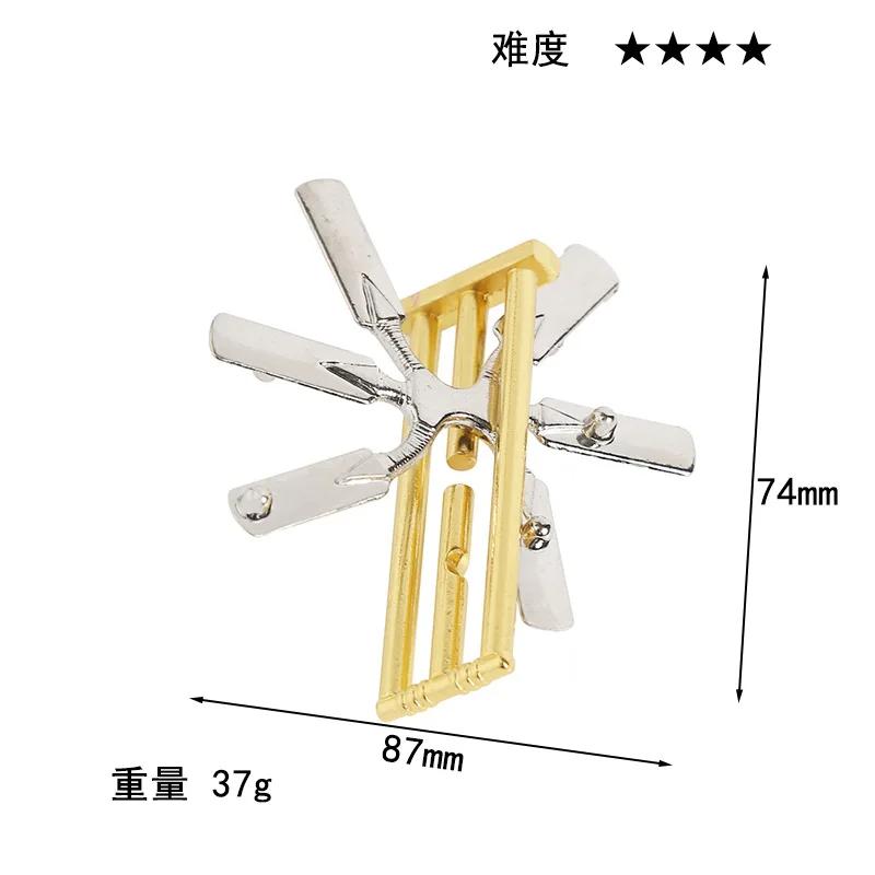 

Металлические головоломки Головоломки Игры на IQ Для взрослых Детские игрушки Образовательная Zabawka Logiczna Juegos De Ingenio Metalico