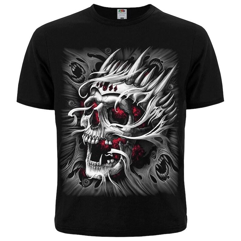 King Of The Dead Skull T-Shirt S разноцветный