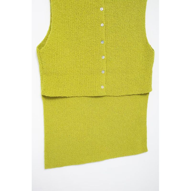 Kaslead New Arrival Women's Clothing Fashion Style Fashion Casual Minimalist Back Button Plain Stitch Tops 2142104