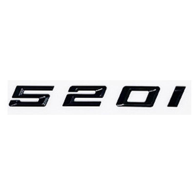 Car 3D ABS Trunk Letters Logo Badge Emblem Decal Sticker For BMW 5 series 520i 525i 528i 530i 535i 540i E39 E60 E61 F10 F11 G30