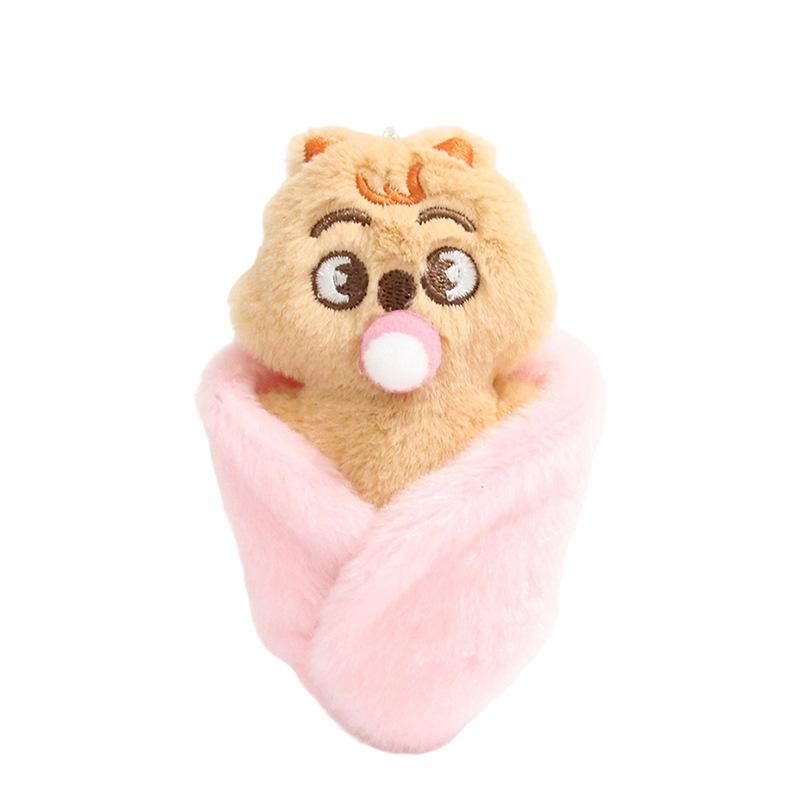 Kpop New Skzoo Pacifier Toy Plush Doll Keychain Do It Karma Felix Hyunjin Han Plush Keychain Peripherals For Kids Adults Children's Birthday Gift