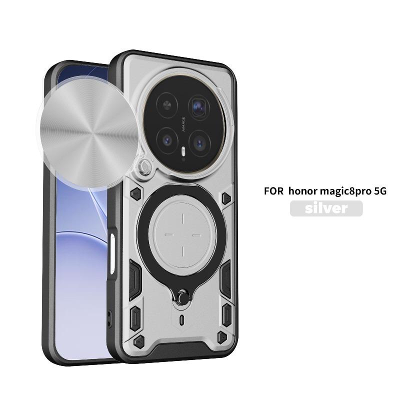 Slide Cover for Huawei Honor Magic 8 Pro Case Magneitc Ring Stand Holder Shockproof Camera Protection Shell for Honor Magic8 Pro