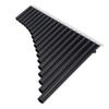 Pan Flute Instrument 18 Pipes Key of C Pan Pipe for Beginners Learning Teaching with Carrying Bag