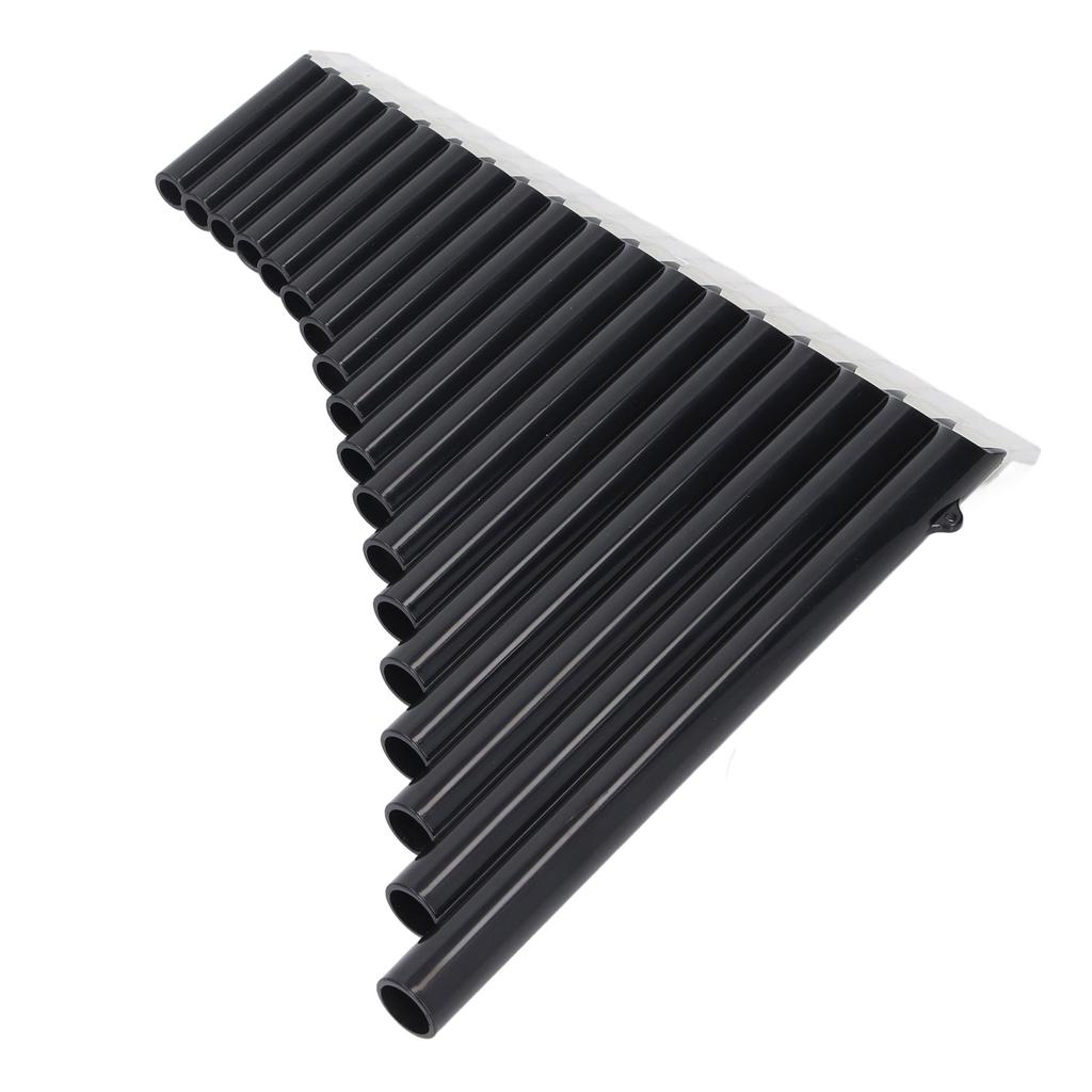 Pan Flute Instrument 18 Pipes Key of C Pan Pipe for Beginners Learning Teaching with Carrying Bag