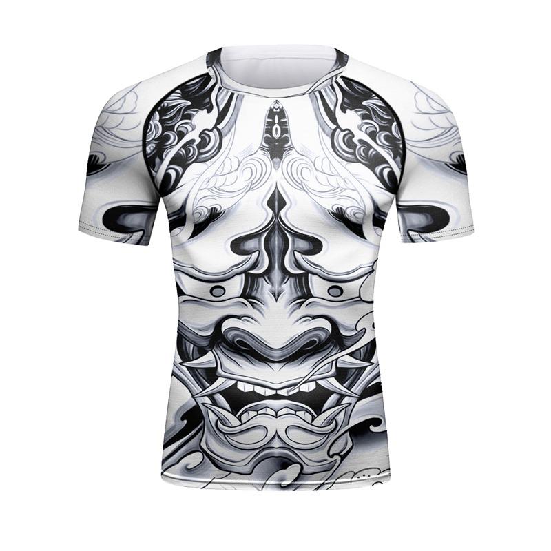 Trendy Japanese Anime Graphic T Shirts For Men Fashion Summer Streetwear 3D Printed Gym T-shirts