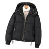 Women's Down Cotton Jacket Short Style New Korean Version Hooded Thickened Cotton Coat for Petite Women Winter Cotton Outerwear