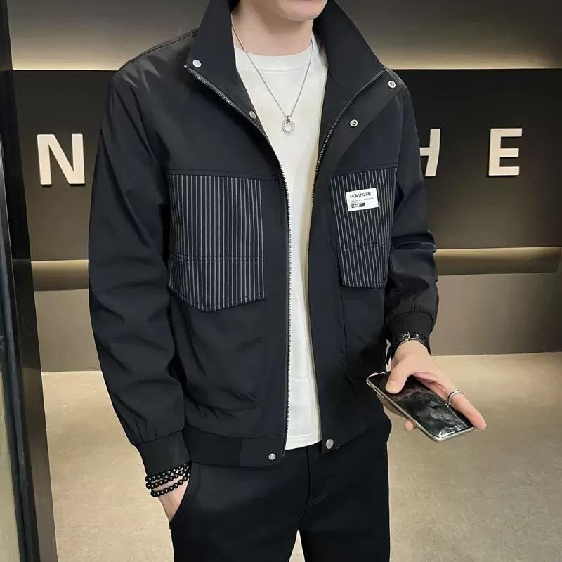 Hooded Jacket Men's Autumn New Trendy Youth Jacket Thin Autumn Clothing