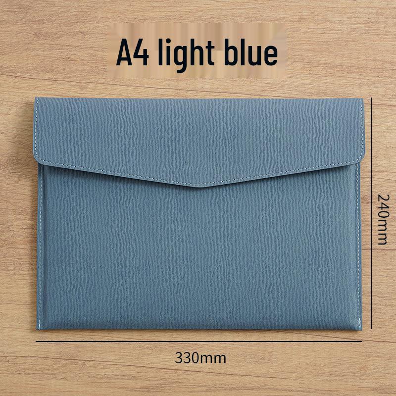 A4 Leather Document Holder with Customizable Logo