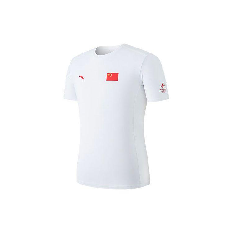 

Anta Logo Print Round Neck T-Shirt Men Tops White 152150103-1 XL