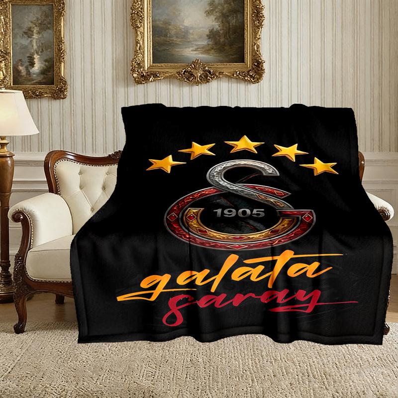 Soft Galatasaray SK Blanket Perfect for Snuggling Up on the Sofa, Ideal for Cozying Up in the Bedroom