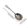 Buffet Banquet Serving Spoon Large Stainless Steel Dinner Shell Shape Silverware for Party