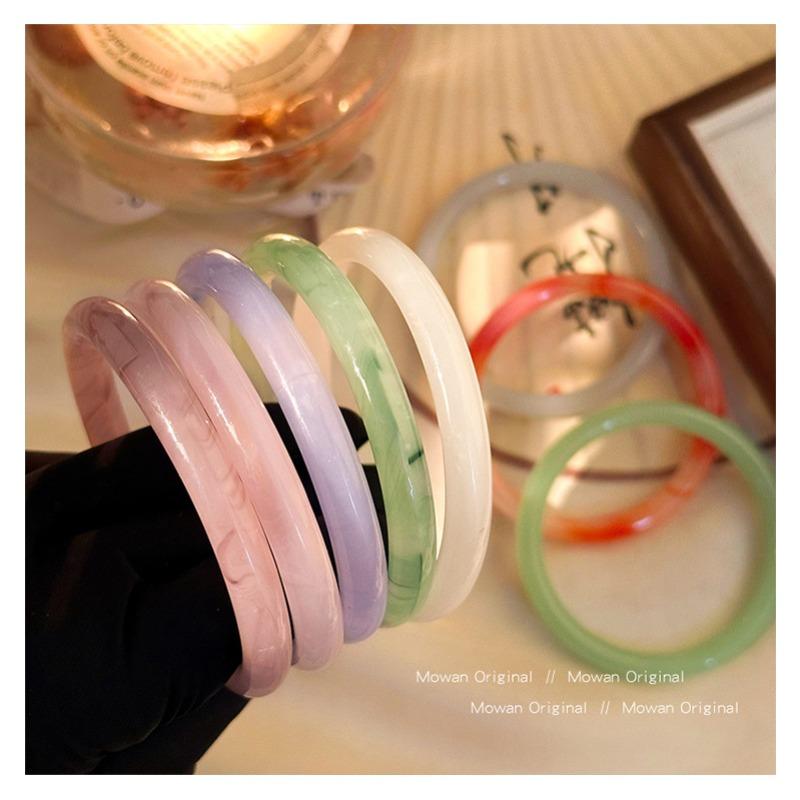 New chinese style glass antique bracelet - women's light luxury jewelry - gift accessory 8mm