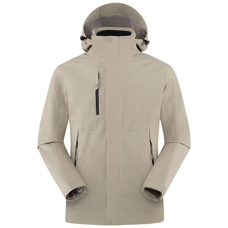 

Couple s 3-in-1 Winter Storm Jacket: Detachable Fleece and Hooded Mountaineering Suit Medium