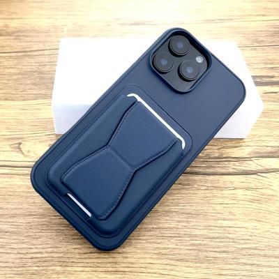Kartenhalter Brieftasche Hülle Für iPhone 17 Air 16 15 14 13 12 11 Pro Max 17Pro Armband Ständer Halterung Auto Halterung Adsorption Abdeckung