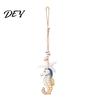 Bohemian Style Home Ornament Mediterranean Nautical Wall Hanging Decor, Handcrafted Wooden Ocean Ornaments, Decorative Pendants with Natural