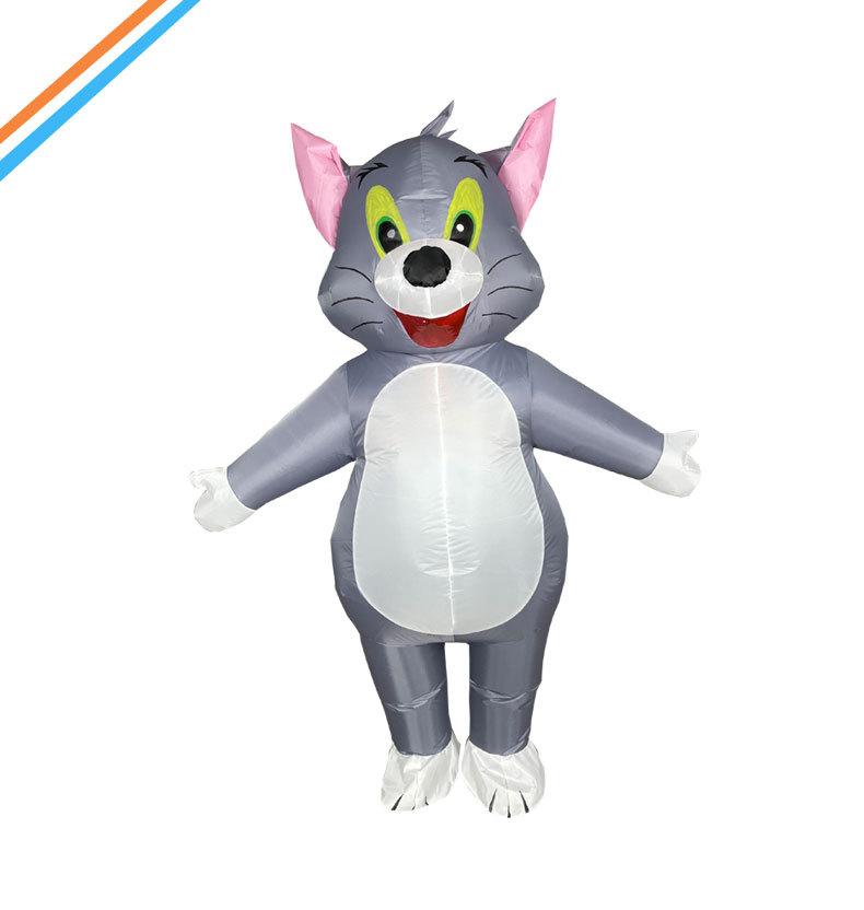 Cat Inflatable Show Cat And Mouse Doll Cartoon Doll Costume Wear Cartoon Styling Party Toy