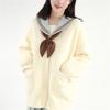 Spring & Autumn JK Knitted Cardigan - Versatile Loose Fit Long Sleeve Sweater