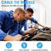 10/30/50 st Nylon Universell Kabelbindare Spänne - Ny T Multifunktionell Nylon Buntband Med Stift & Knapp Design Plastisk Kabel Fixering
