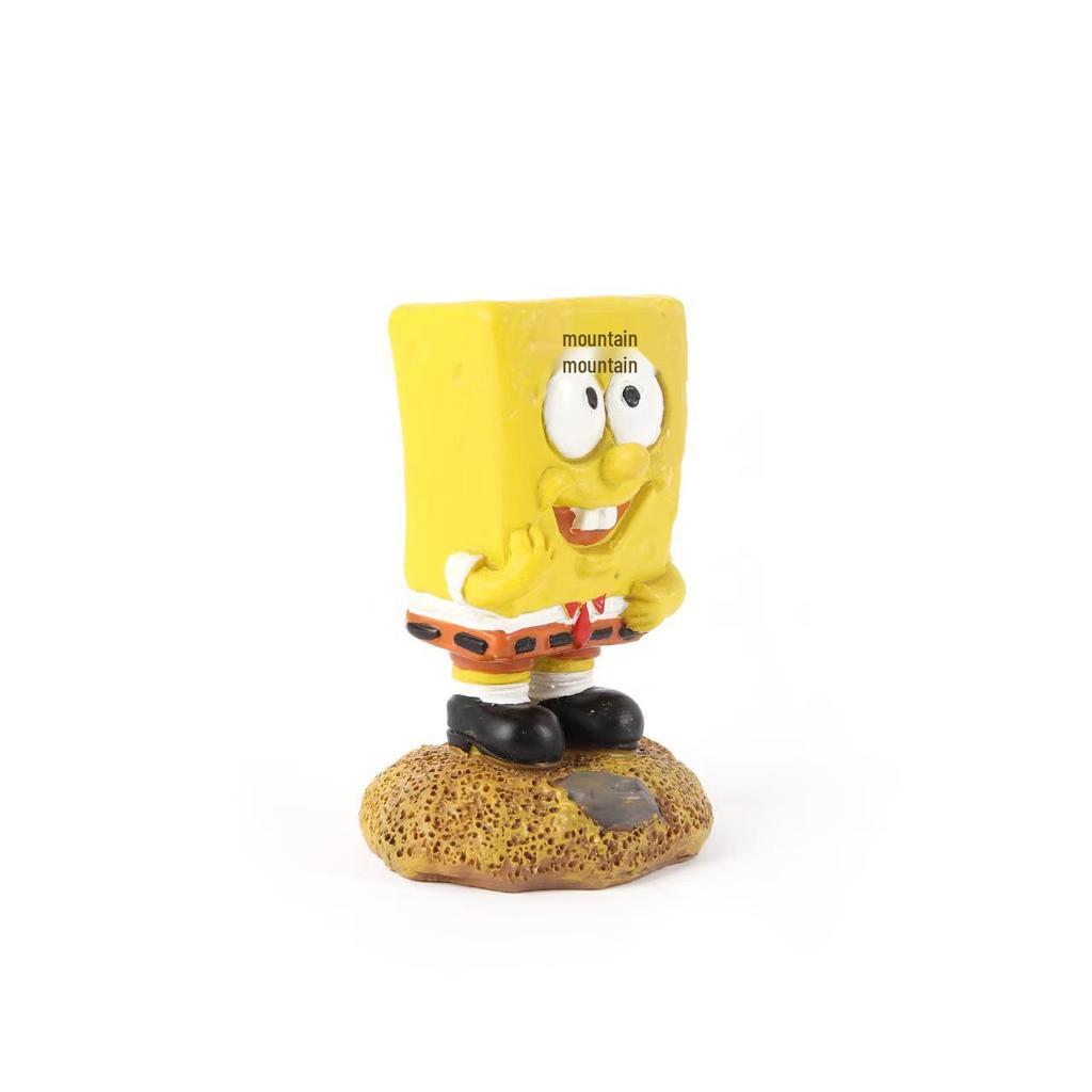 Zestaw Dekoracji do Akwarium SpongeBob: Dom z ananasów i kryjówki do akwarium