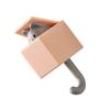 Cute Animal Hook Adhesive Coat Hook Wall Mount 3.3lb Bearing Capacity Key Hook for Clothes Scarf Hat Towel Bag