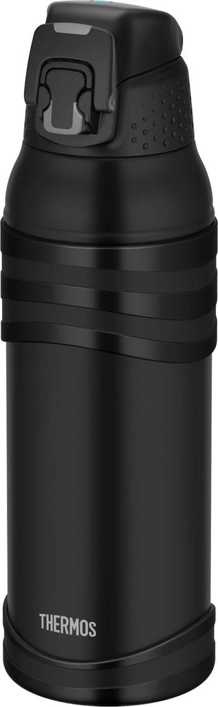 Thermos Water Bottle Vacuum Insulated Sports Bottle 1L Matte Black Cold Storage Only MTBK FJC-1001