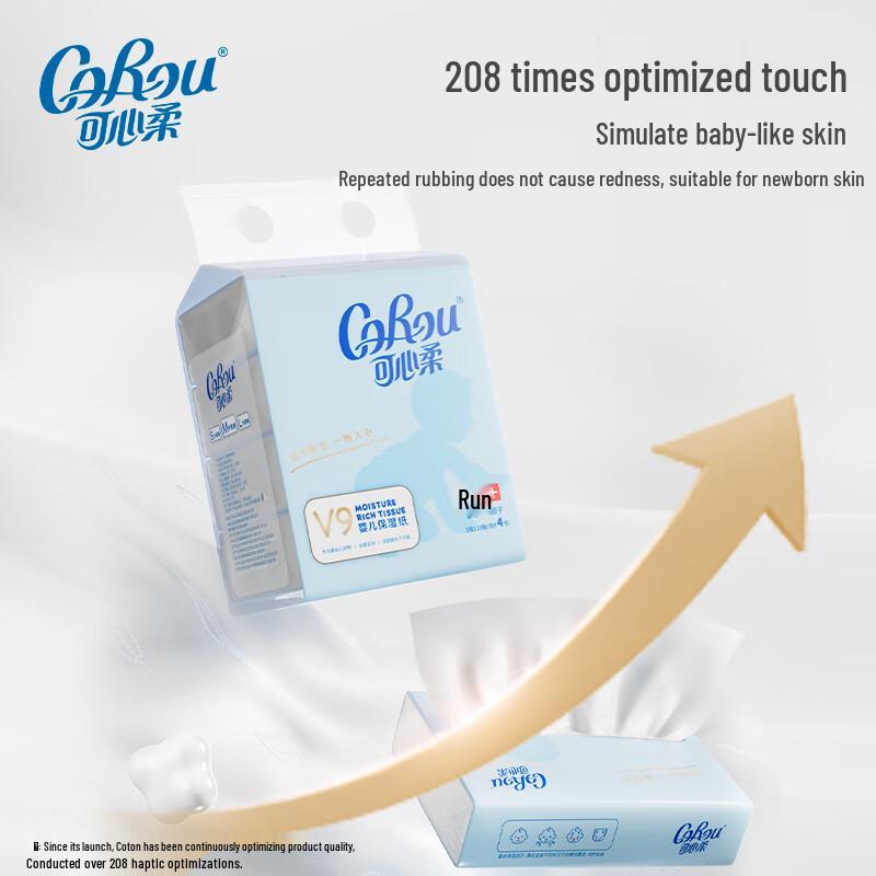 COROU Baby Soft Cloud Lotion Facial Tissues