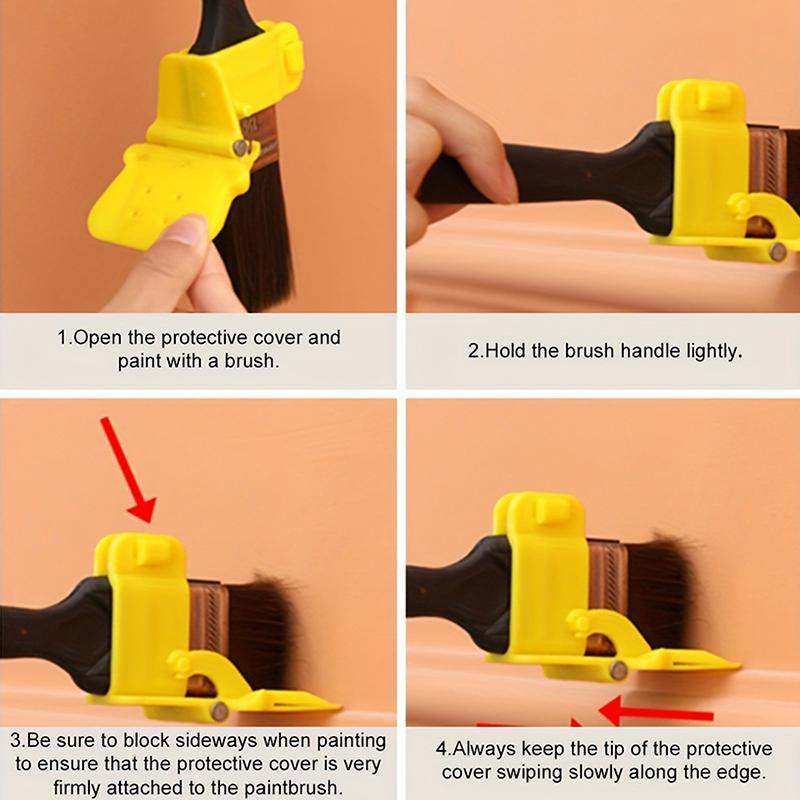 Edger Paint Brush Multifunctional Painting Brush Color Separator Interior Wall Roof Paint Brush Latex Paint Trimming Color Tool