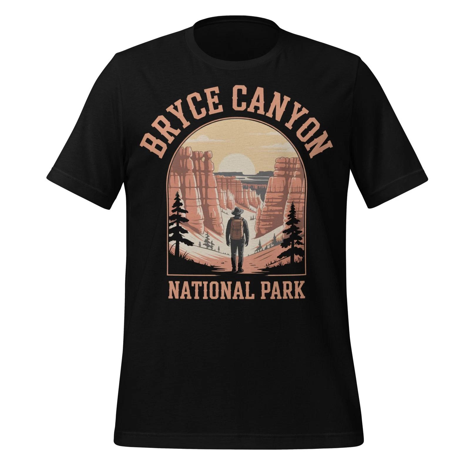 Bryce Canyon National Park Hiking Adventure Unisex Nature Graphic Tee Shirt 3XL