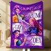 Kpop Witch Hunters Blanket Blanket Jit Witch Hunters Peripheral Pattern Digital Printed Flannel Blanket Blanket