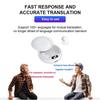 Bluetooth Multilingual Translator Earphones with Binaural Synchronous Translation