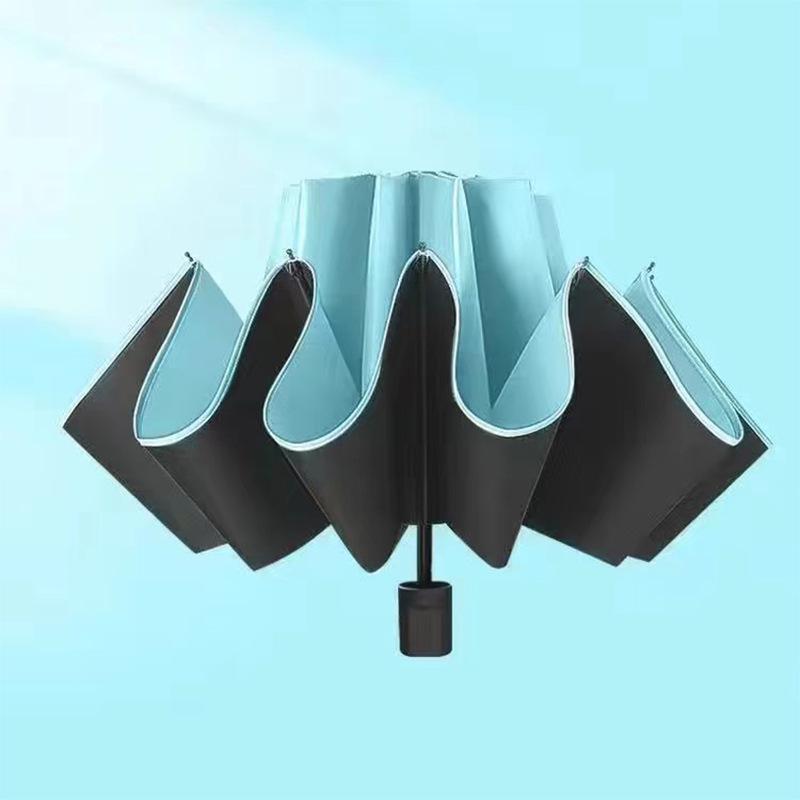 72-Rib Automatic Folding Umbrella for All Weather - Sunshade and Sunscreen for Men, Women, and Students