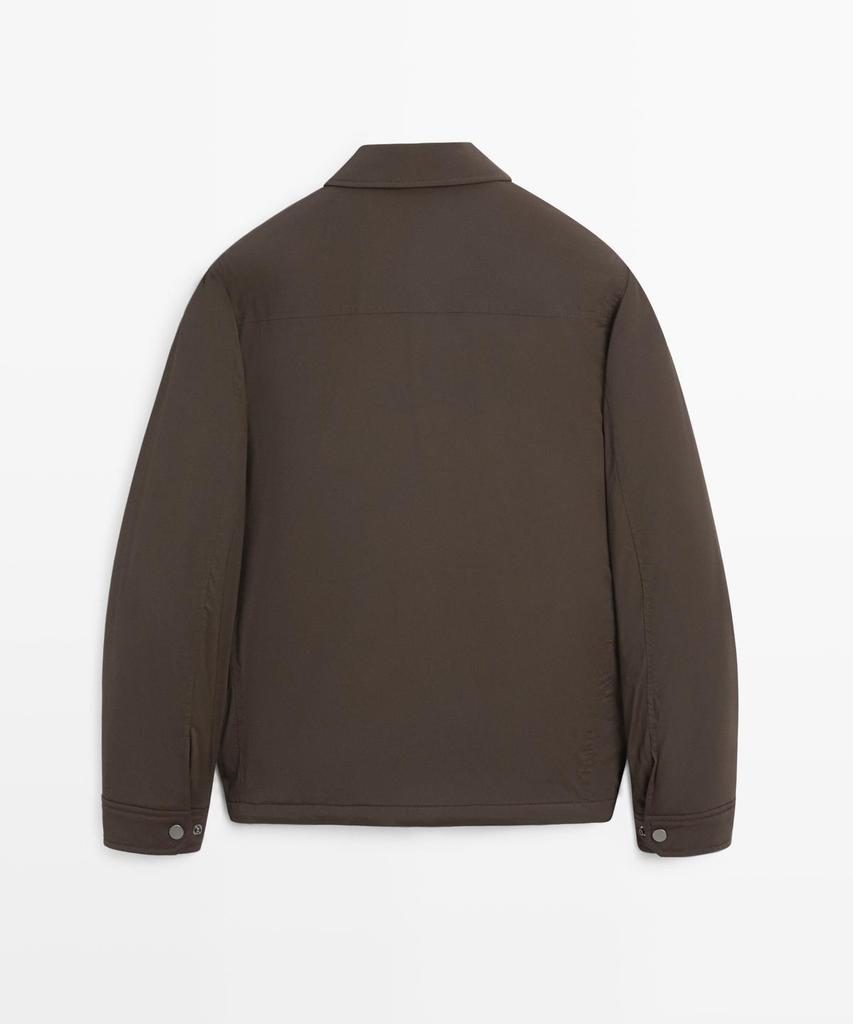 Massimo Dutti Collar Pocket Overshirt