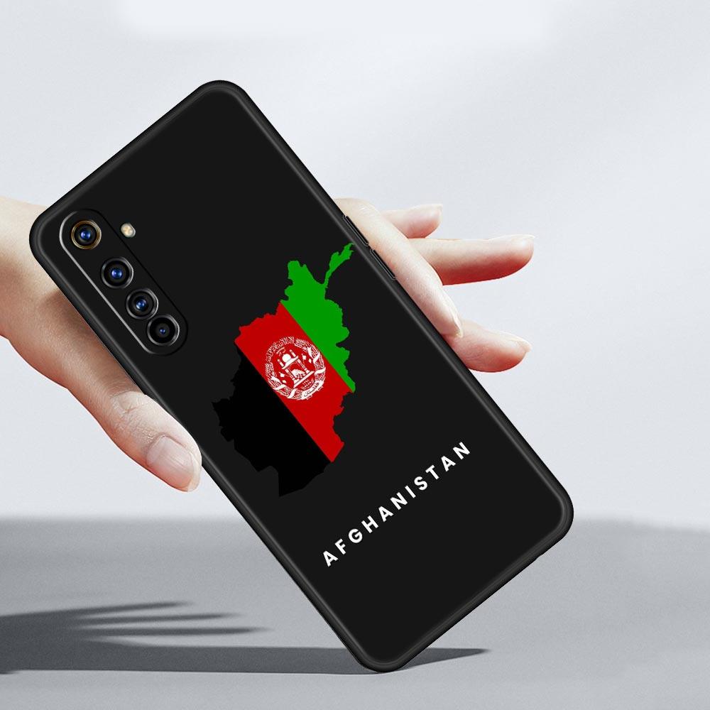 Afghan Afghanistan Flag For Realme 11 10 9 8 5G 7 6 GT2 Pro Plus C21 C11 C25 C35 Soft Cover For Realme GT Neo 2 3 3T Phone Case