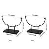 Elegant Round Metal Display Stand for Showcasing Pictures and Decors Items Stained Glass Decorative Art Base Organizers