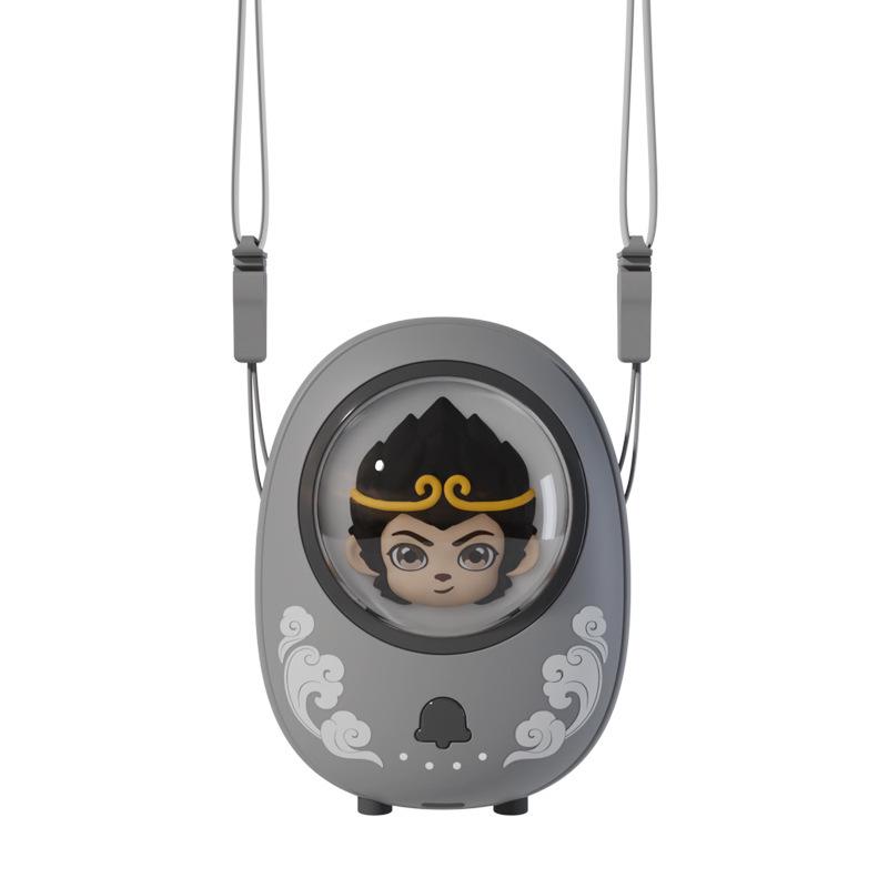 

**Portable USB Cartoon Fan for Kids - Silent Necklace Fan for Outdoor, Camping & Summer Use** 98.4*74.9*55.2 mm