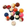 5.72cm Billiards Balls 16 Pieces Large Size American Style Resin Pool Balls Set for Entertainment