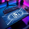 Tappetino per Mouse con Motivo Calcio Schalke 04 Non?Tappetino Mouse da Gioco Antiscivolo con Base in Gomma per Scrivania Ufficio Casa