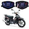 Für marva vip 50 Yamaha crypton 110 CRYPTON X 135 CRYPTON R 135 digitales Messgerät modifiziert Ful LED-Messgerät Geschwindigkeitsmesser Kilometerzähler