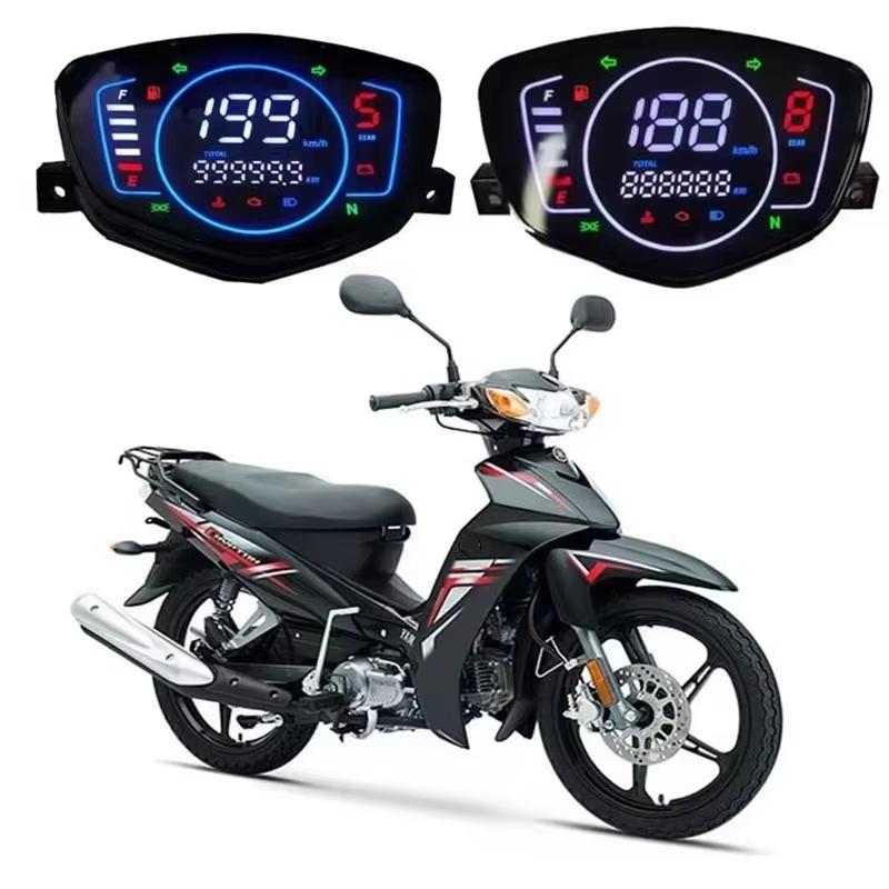 Für marva vip 50 Yamaha crypton 110 CRYPTON X 135 CRYPTON R 135 digitales Messgerät modifiziert Ful LED-Messgerät Geschwindigkeitsmesser Kilometerzähler