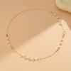 Internet Celebrity Style Woman Choker Neck Jewelry Pearl Women's Chain Aesthetic Necklaces Long Ball Stainless Steel Personality