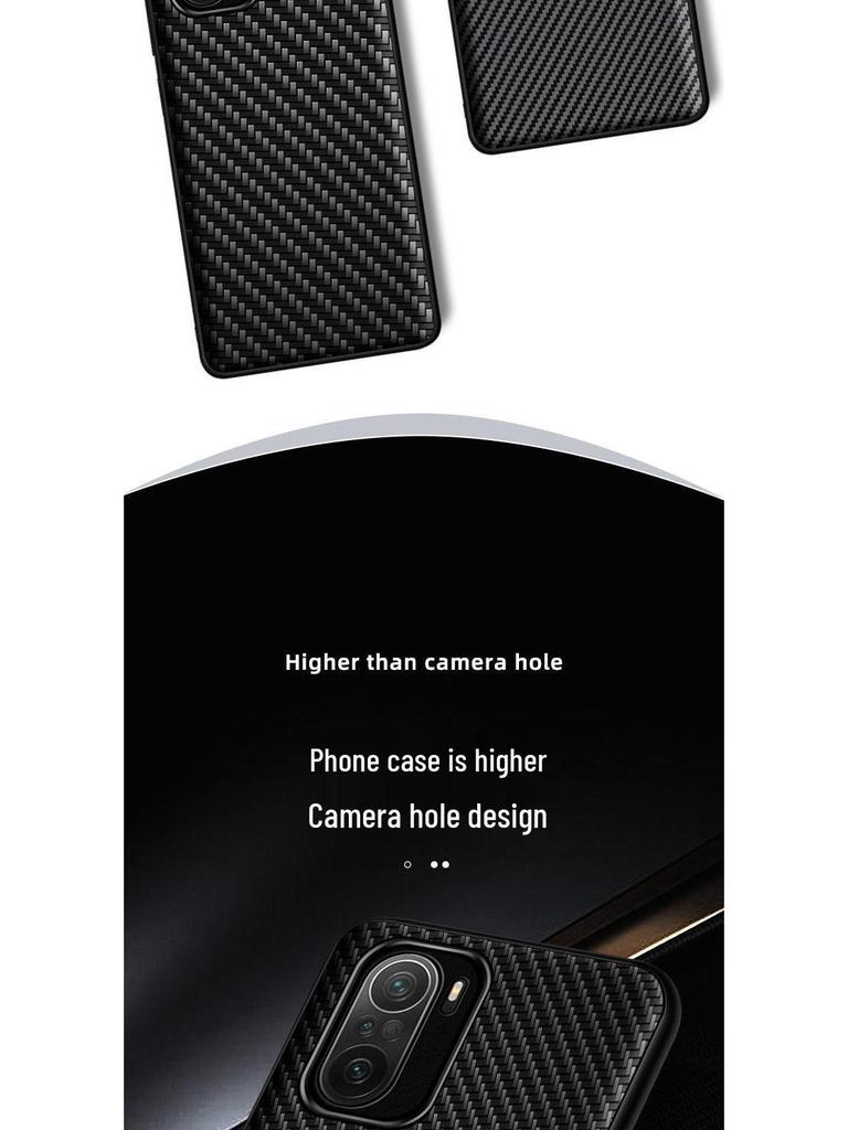 Redmi K-Series (K50/K40/K30s/K20 Pro) and Note Series (Note 11/9/8) Kevlar Pattern Drop-Proof Mobile Case (5G Compatible)