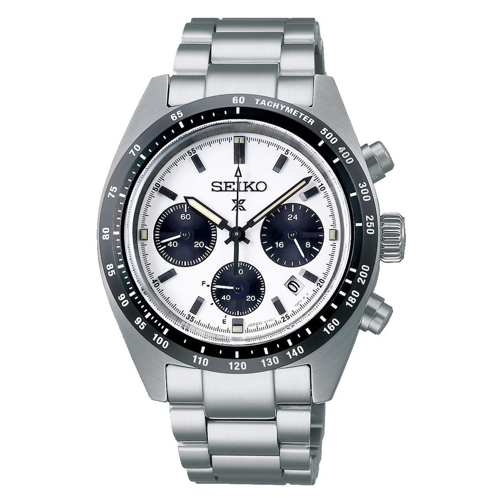 Seiko Watch Prospex SPEEDTIMER Solar Chronograph Watch SBDL085 Silver Men's