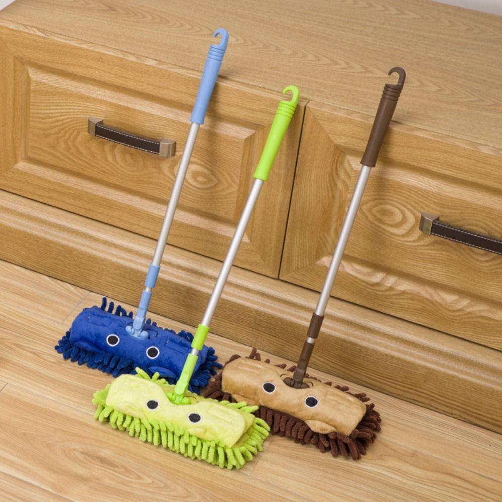 Portable Children's Mop Mini Cleaning Mop Housekeeping Toy Floor Mop Toy  Sweeping House