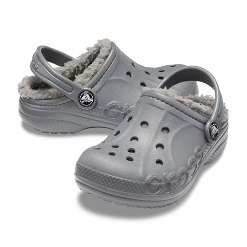 Crocs Bayaband Comfort Warm Cotton Sandals Grey Children's Style
