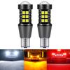 2PCS T15 Signal Lamp W16W LED 921 912 Bulb 12V Super Bright 3030 27SMD Tail Lamp Led Canbus Auto Backup Reserve Lights White 12V Dome Lights 6
