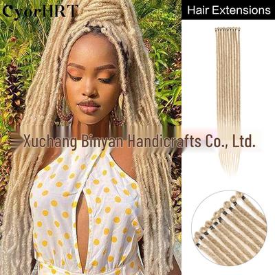 24" Multicolor Gradient Reggae Dreadlock Wig for Women