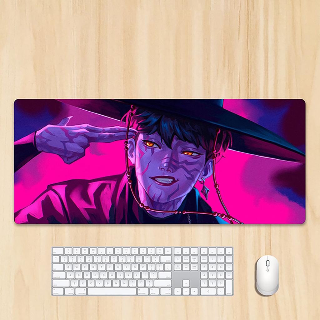 Gaming Mouse Pad, Rubber Base, Thick Desk Mat For Computer And Laptop